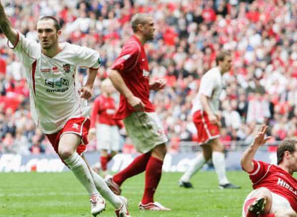 Mitchell Cole scores in the 2007 FA Trophy final for Stevenage Borough. Here is the history of all Stevenage seasons...