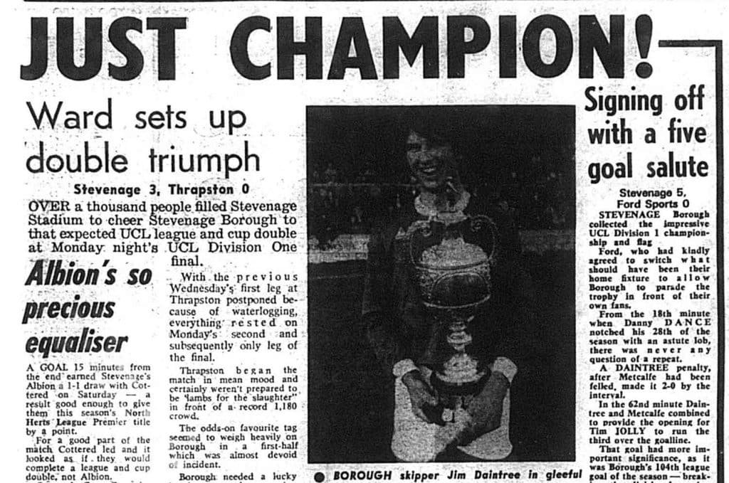 For us as a young club, the 1980-1 campaign was a milestone moment. But you wouldn't know it was our first as a senior side...