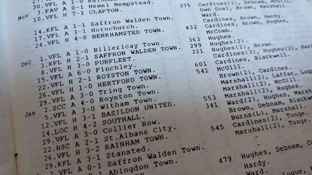 It's worth giving the 1990-1 Diadora League Division Two North campaign a mention in its entirety if we're talking festive football treats