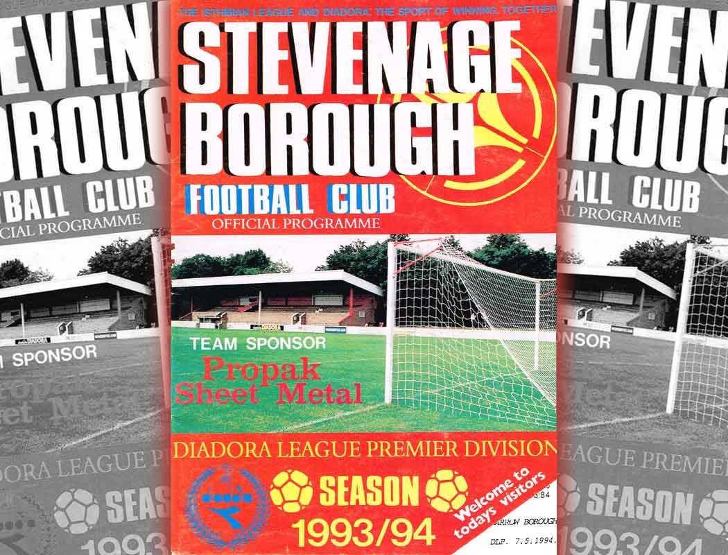 The 1993-4 campaign saw us romp to yet another title – and this programme from the last day of the season helped to get the party underway