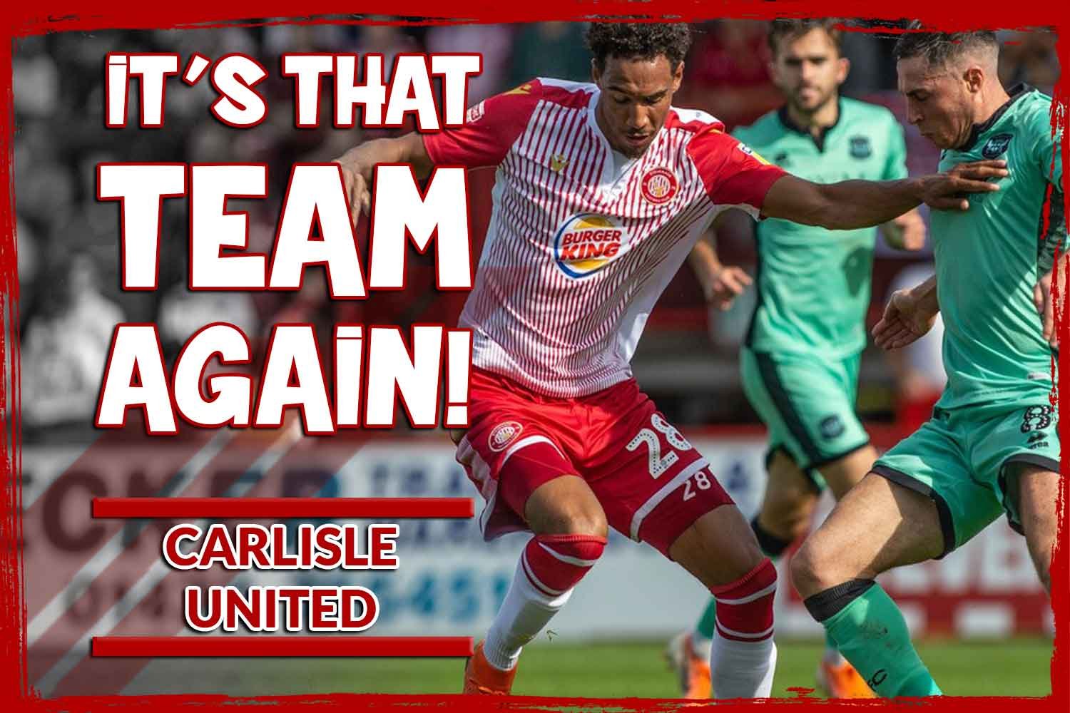 Stevenage v Carlisle United: You can tell it must be almost Christmas as the games start to come thick and fast; two home fixtures in the space of a week too