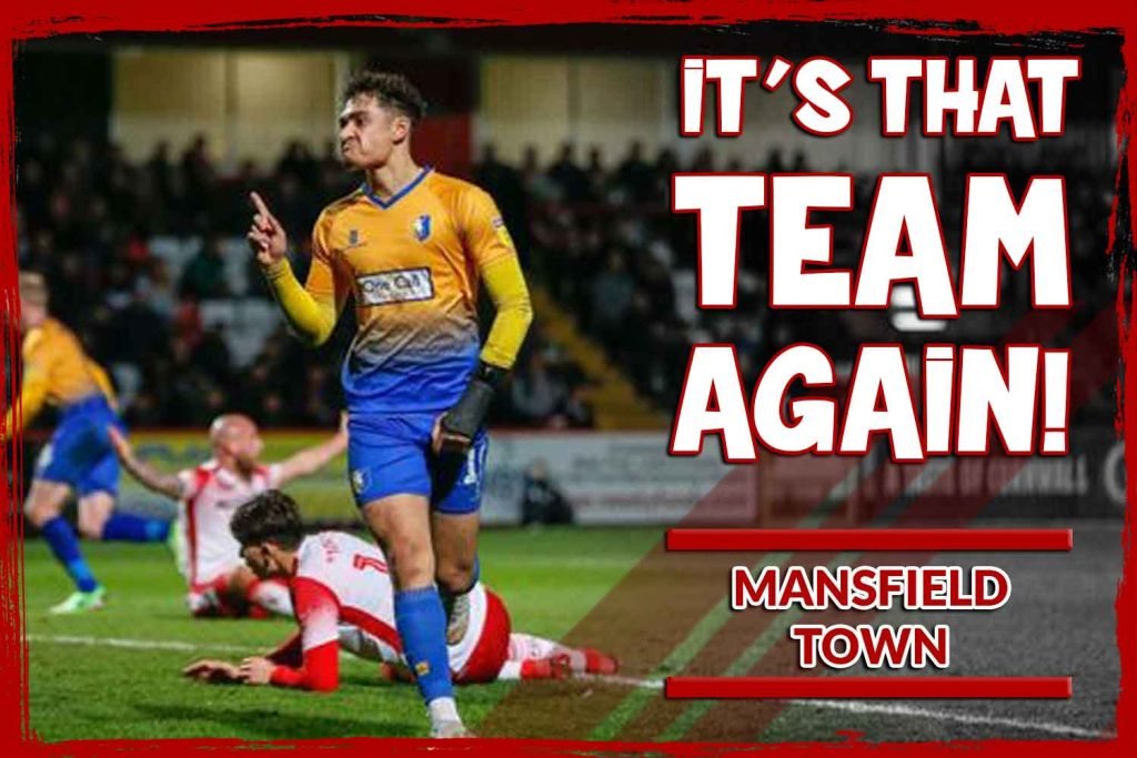 Stevenage v Mansfield Town: It's now eight seasons on the spin that we've had the Stags on our schedule; a fact that maybe dazzles us more than it should?