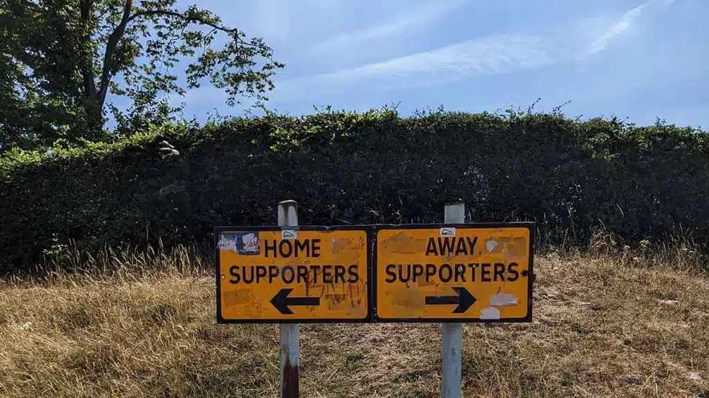All are welcome at the Lamex Stadium; home and away fans.