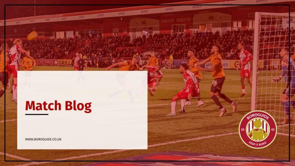 All the live action from Boro's latest match