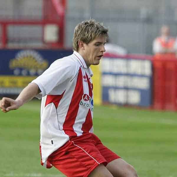 Jamie Gould signed during the first close season of Graham Westley's reign; the winger coming in from Boston United along with Peter Costello