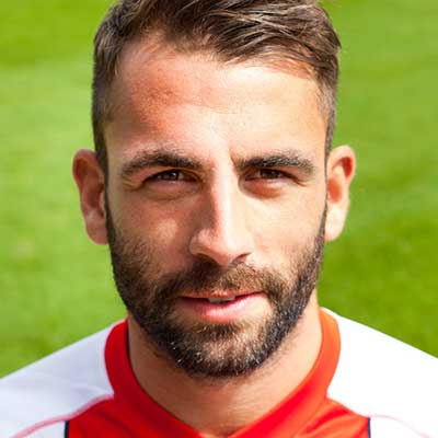 A tenacious midfielder, Graham Westley signed Simon Walton to add a robust dimension to our midfield ahead of the 2014-5 League Two season