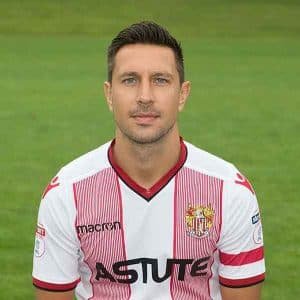 Left-sided defender Joe Martin signed for Stevenage in June 2017, one of a number of summer additions made by manager Darren Sarll
