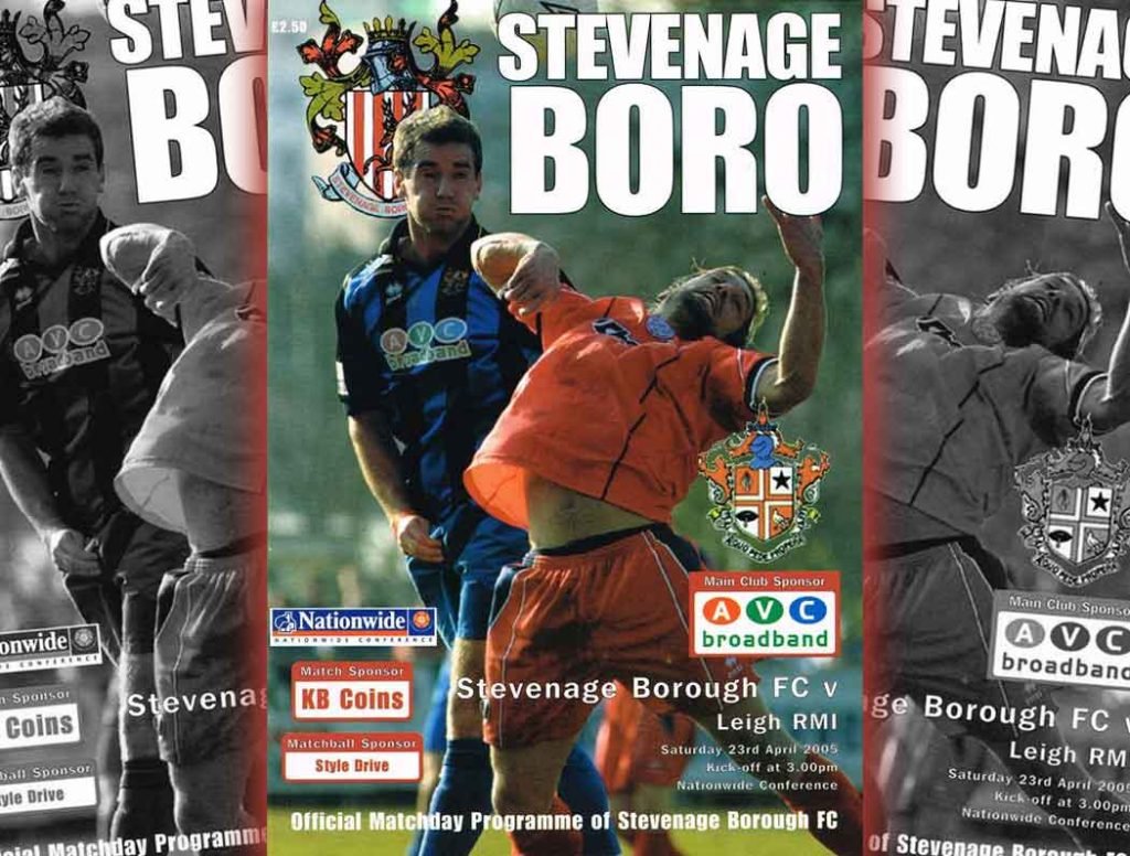 You can't beat a matchday programme. Behind every one is a unique tale of our exploits. From the 2004-5 campaign, this one is no exception.
