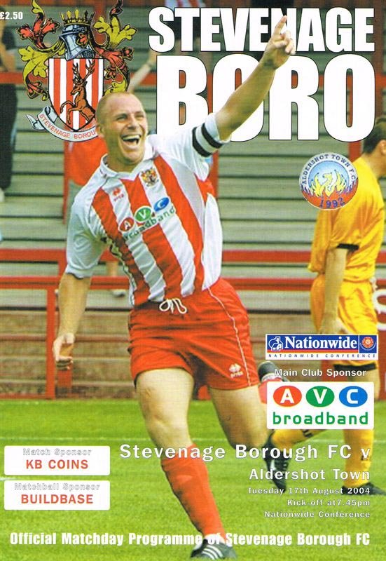 2004-05 Stevenage season programme