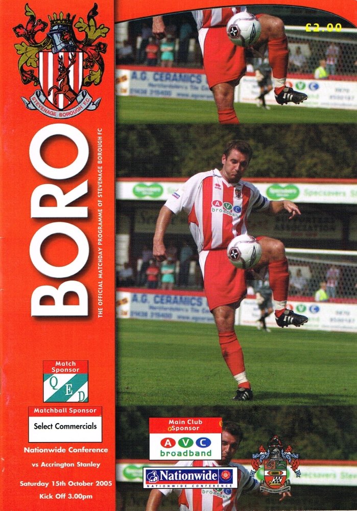 2005-06 Stevenage season programme