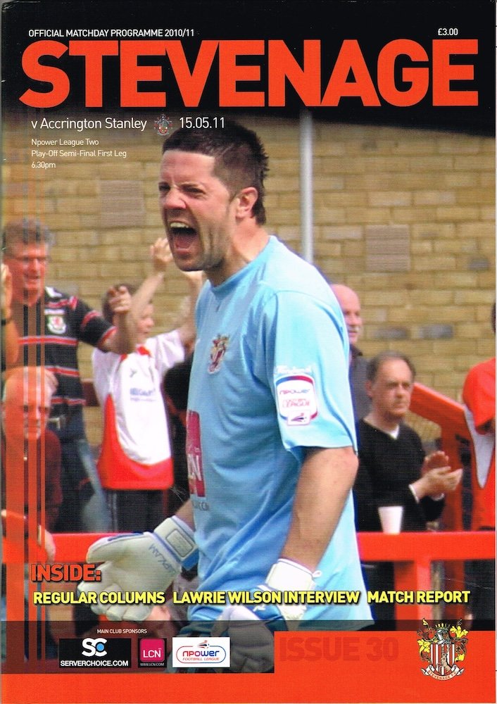 2010-11 Stevenage season programme