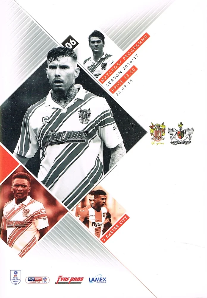 2016-17 Stevenage season programme