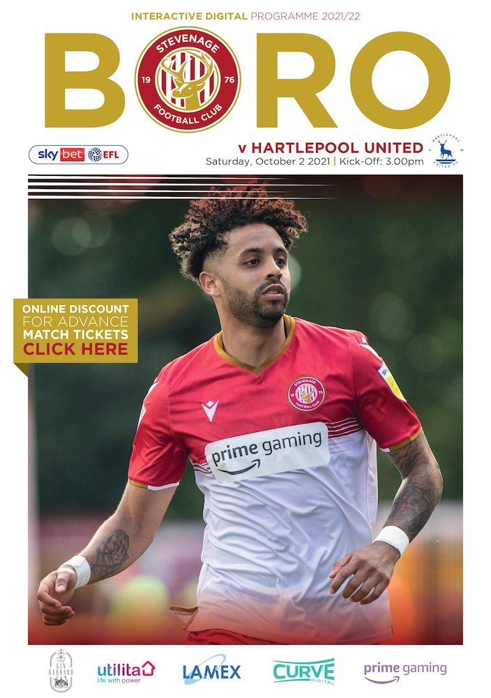 2021-22 Stevenage season programme