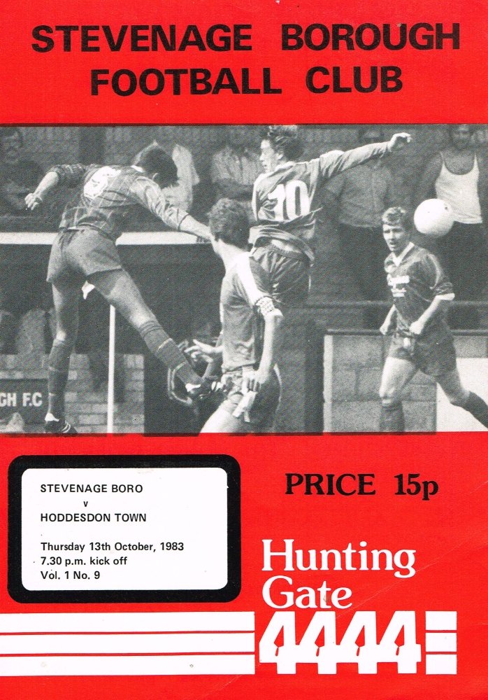 1983-84 Stevenage season programme