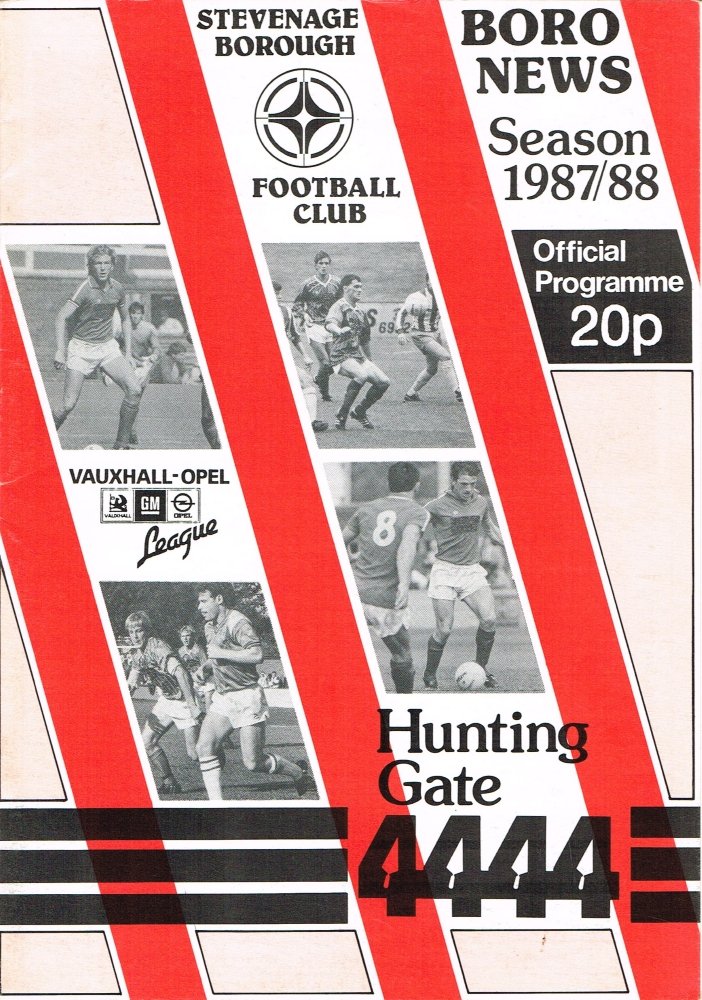 1987-88 Stevenage season programme