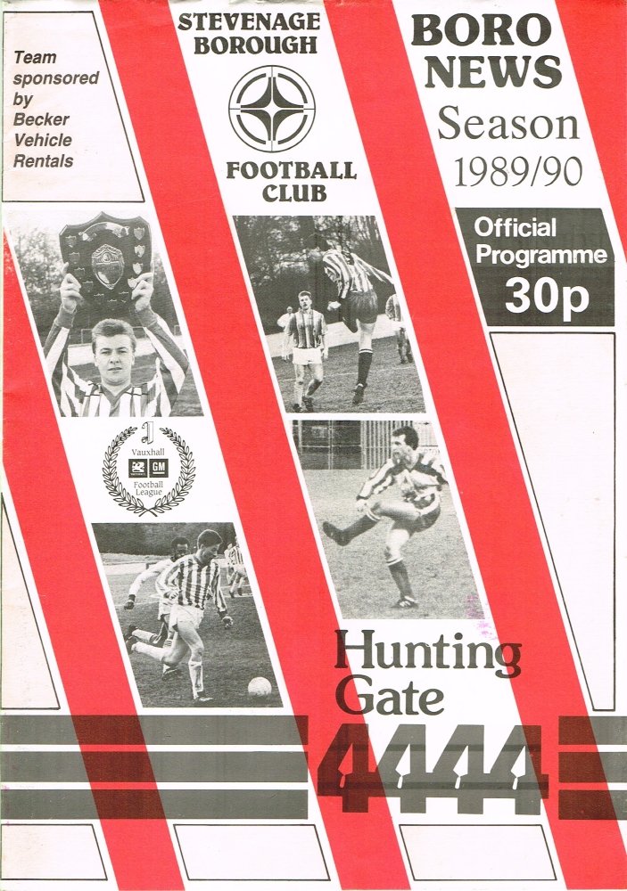1989-90 Stevenage season programme