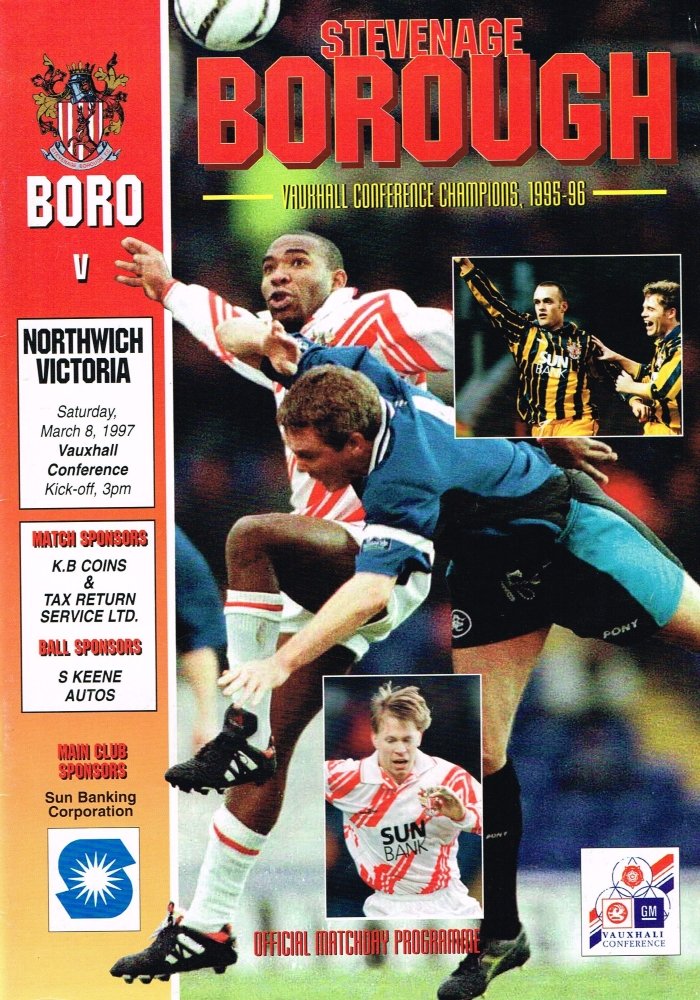 1996-97 Stevenage season programme