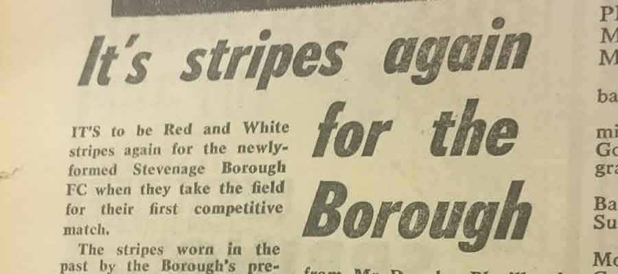 It's Stripes Again For The Borough: Blast From The Past