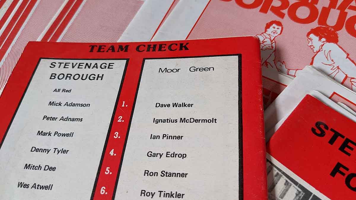The Fading Search For Incomplete Stevenage Line-Ups