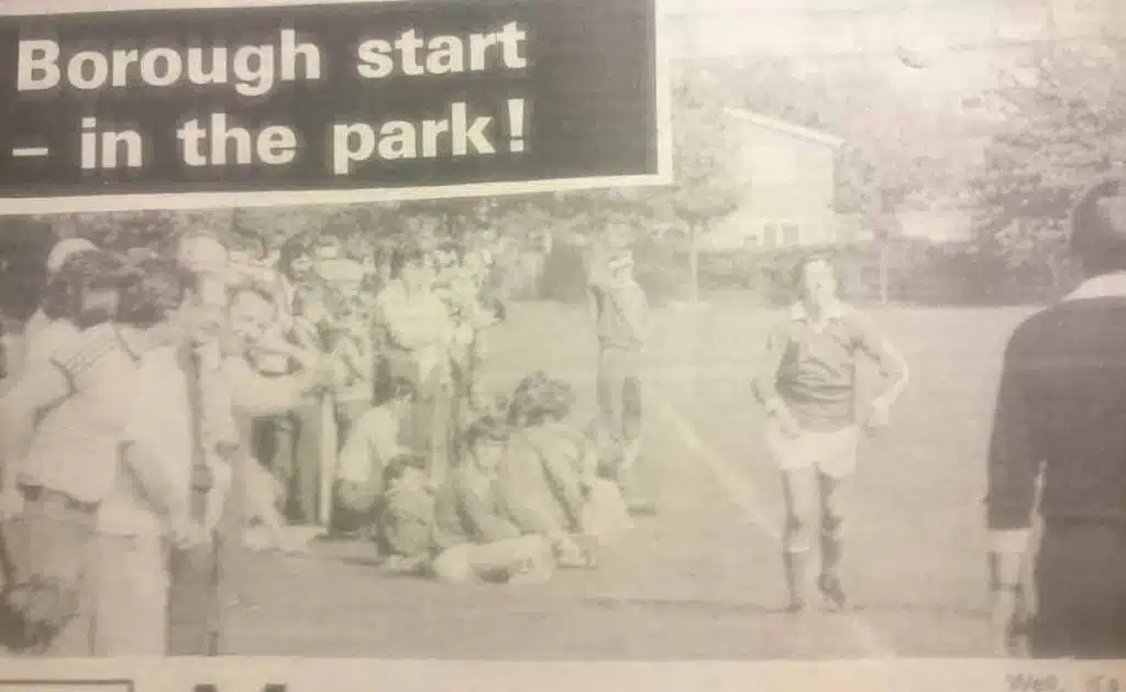 In 1976, Stevenage Borough was born; starting life on King George V Playing Fields