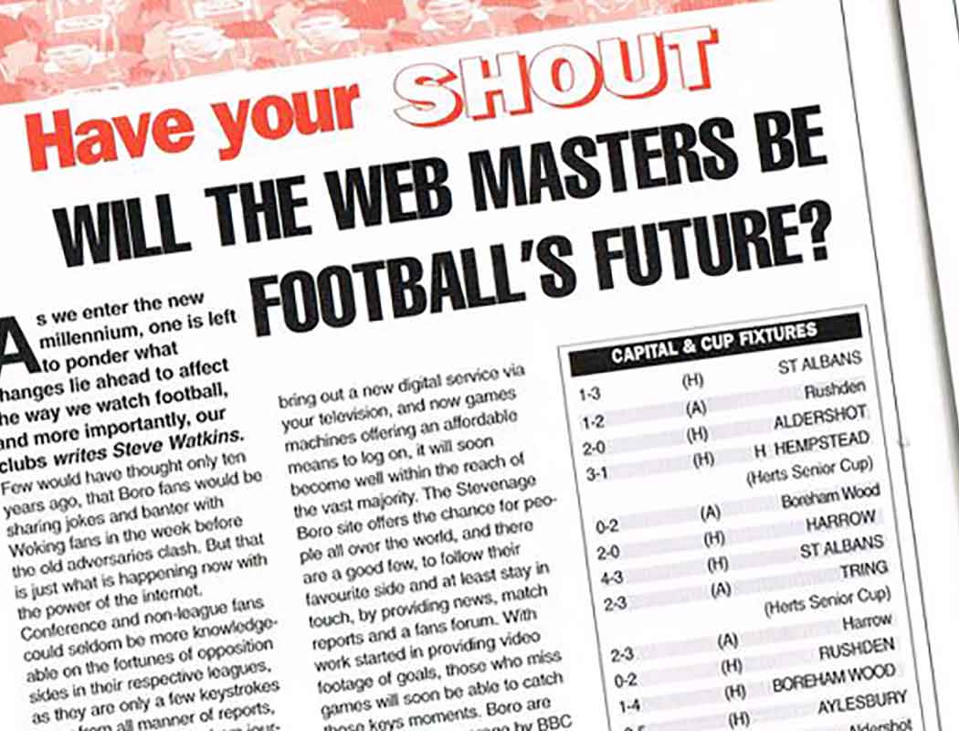 Will The Webmasters Be Football's Future?